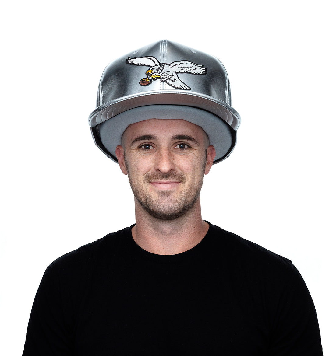 Throwback Philadelphia Eagles "Chrome Dome" Noggins
