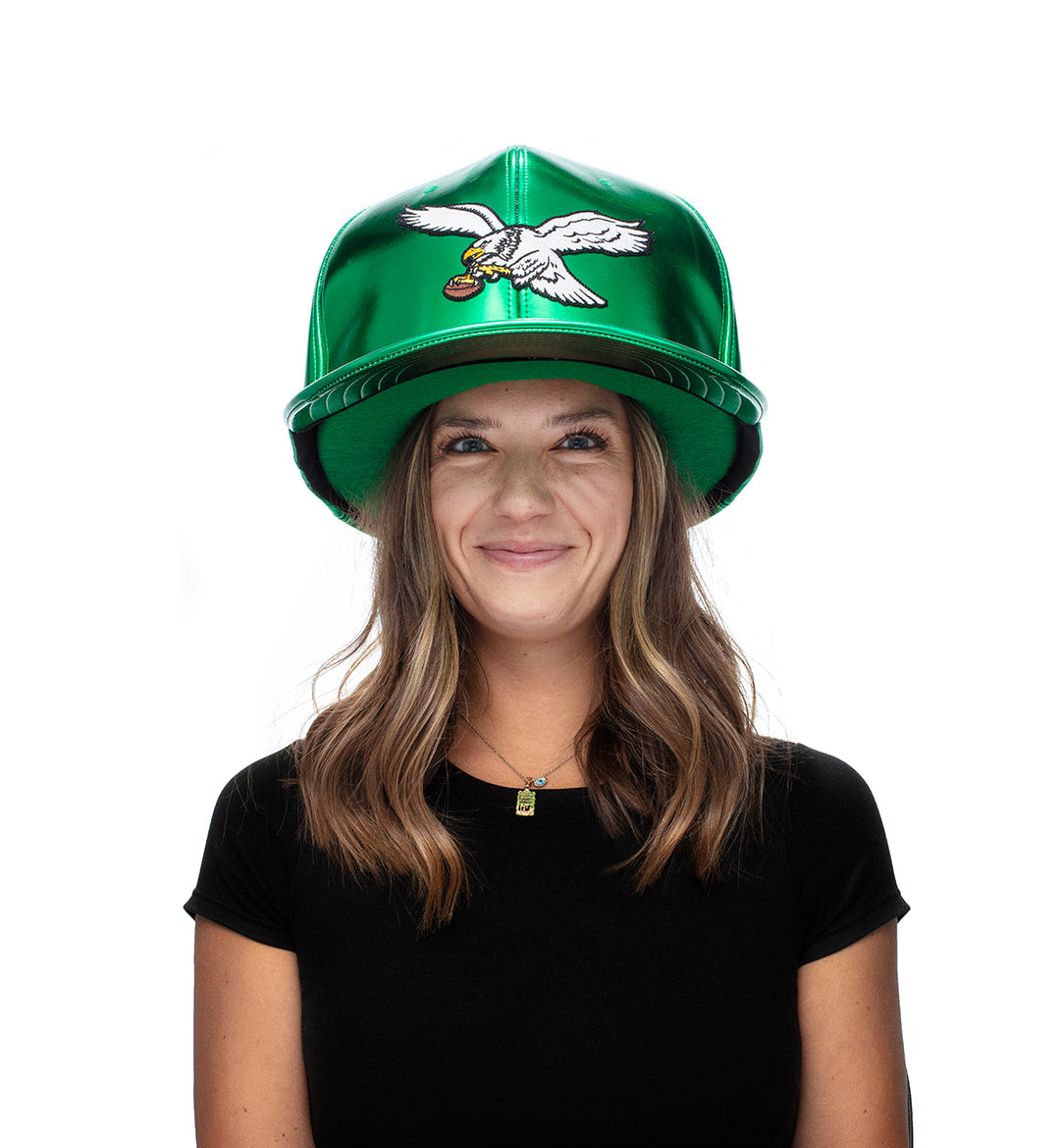 Throwback Philadelphia Eagles "Chrome Dome" Noggins