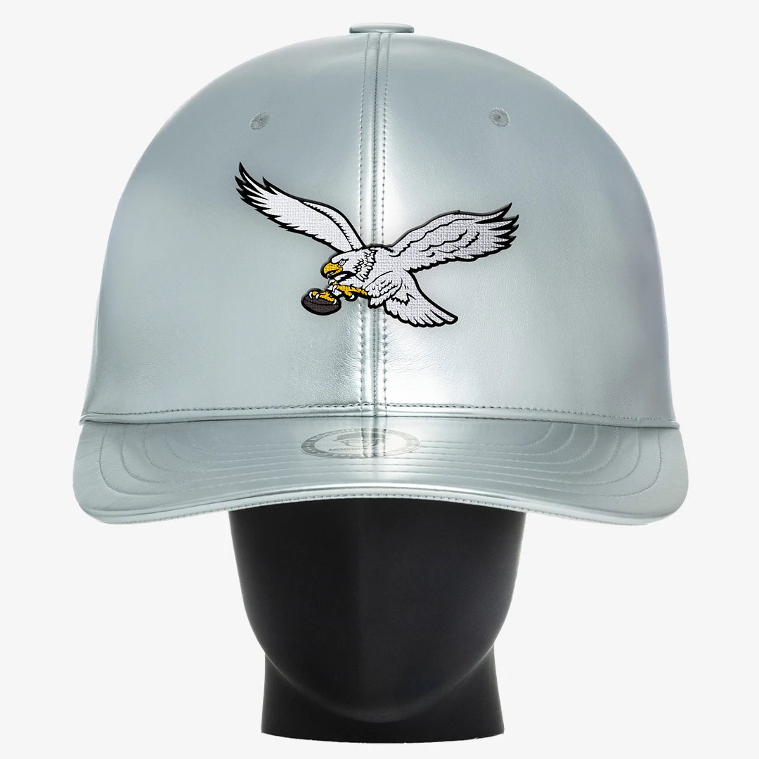 Throwback Philadelphia Eagles "Chrome Dome" Noggins