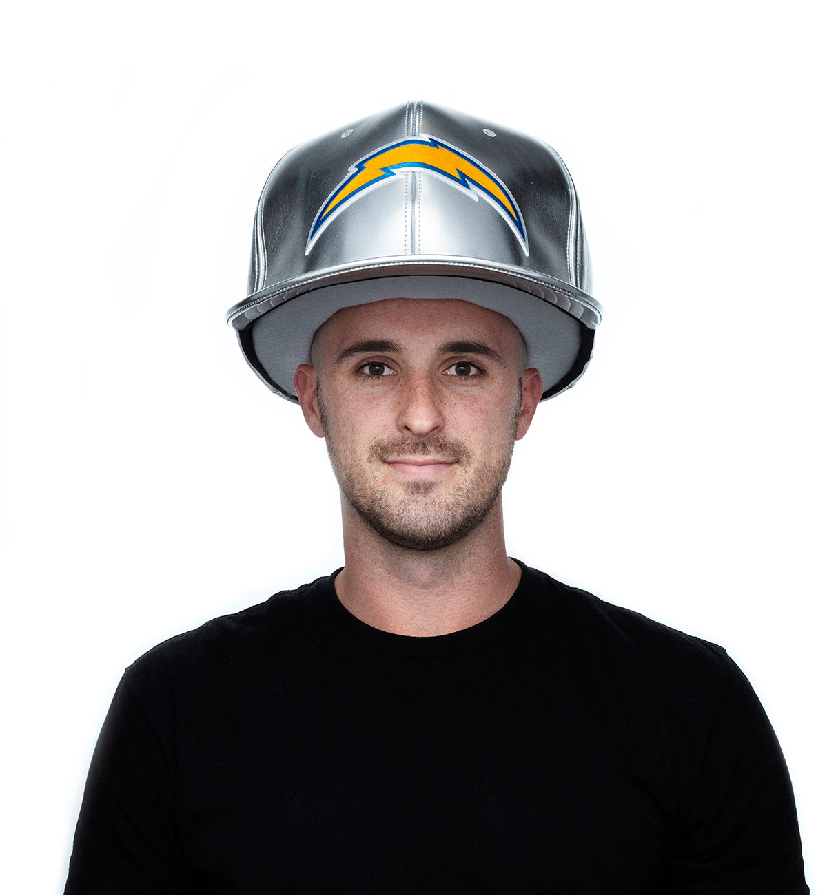 Los Angeles Chargers "Chrome Dome" Noggins