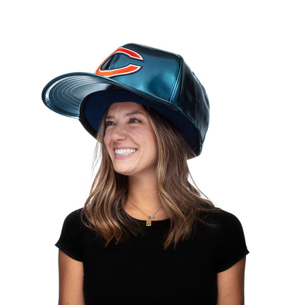 Chicago Bears "Chrome Dome" Noggins