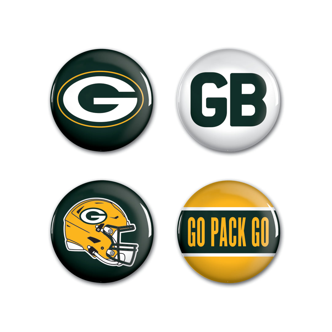 Green Bay Packers Button Pack