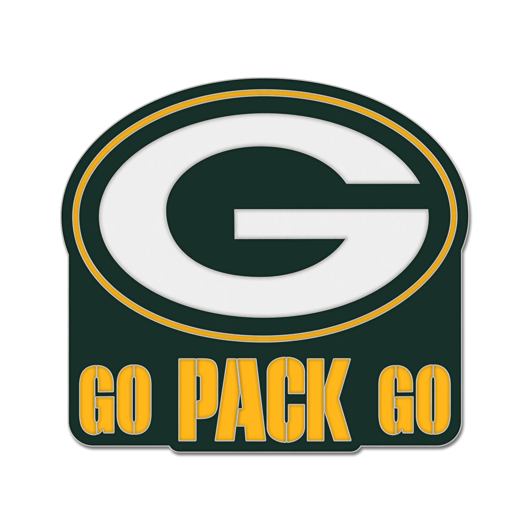 Green Bay Packers Slogan "Wincraft" Collectible Pin