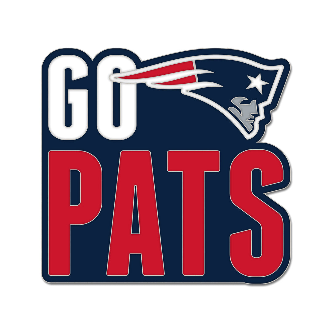 New England Patriots Slogan "Wincraft" Collectible Pin