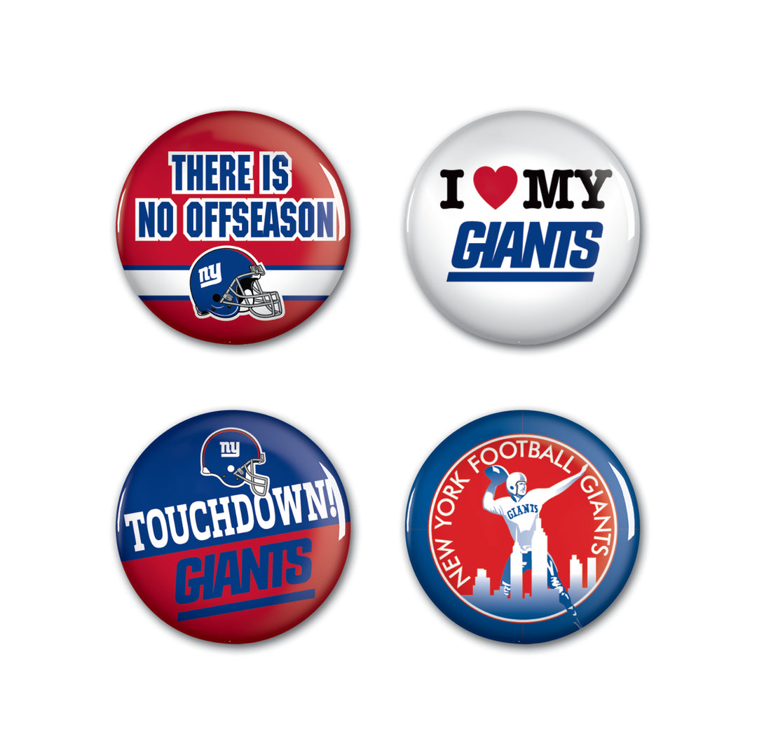 New York Giants Button Pack