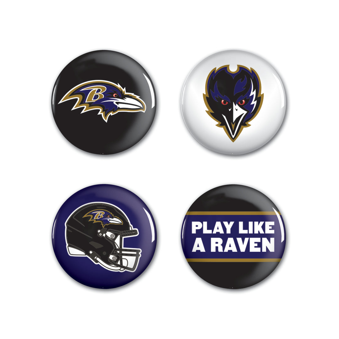 Baltimore Ravens Button Pack