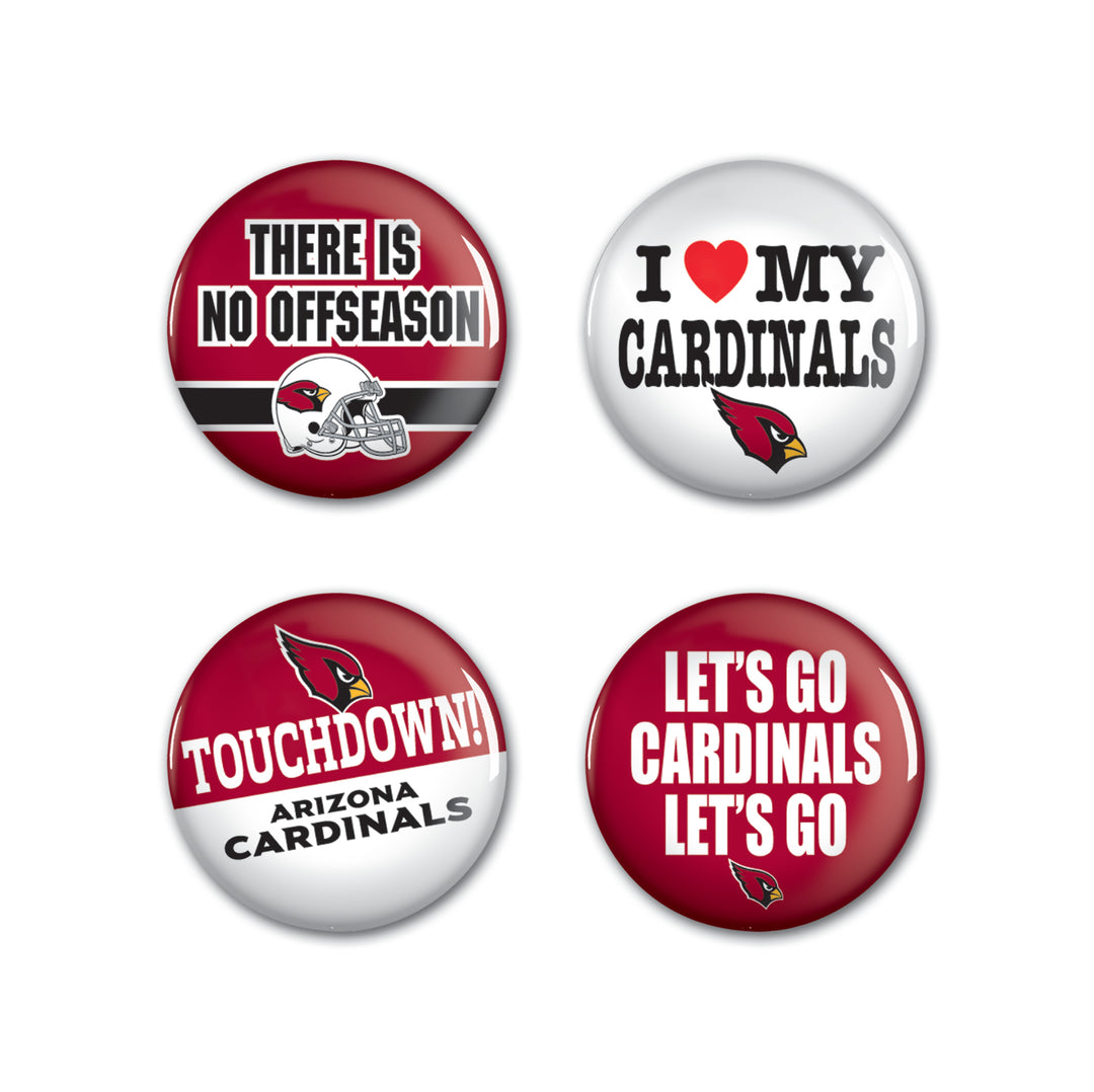 Arizona Cardinals Button Pack
