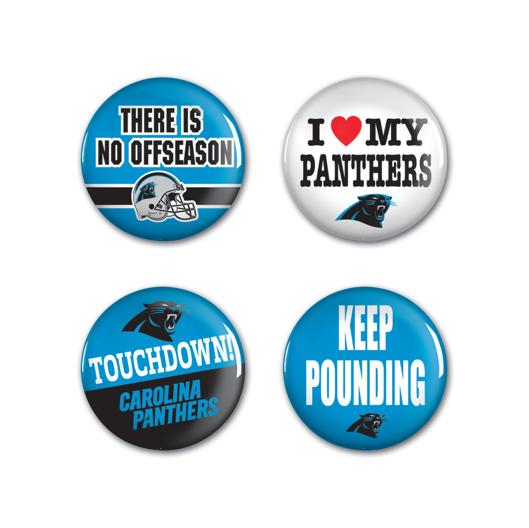 Carolina Panthers Button Pack