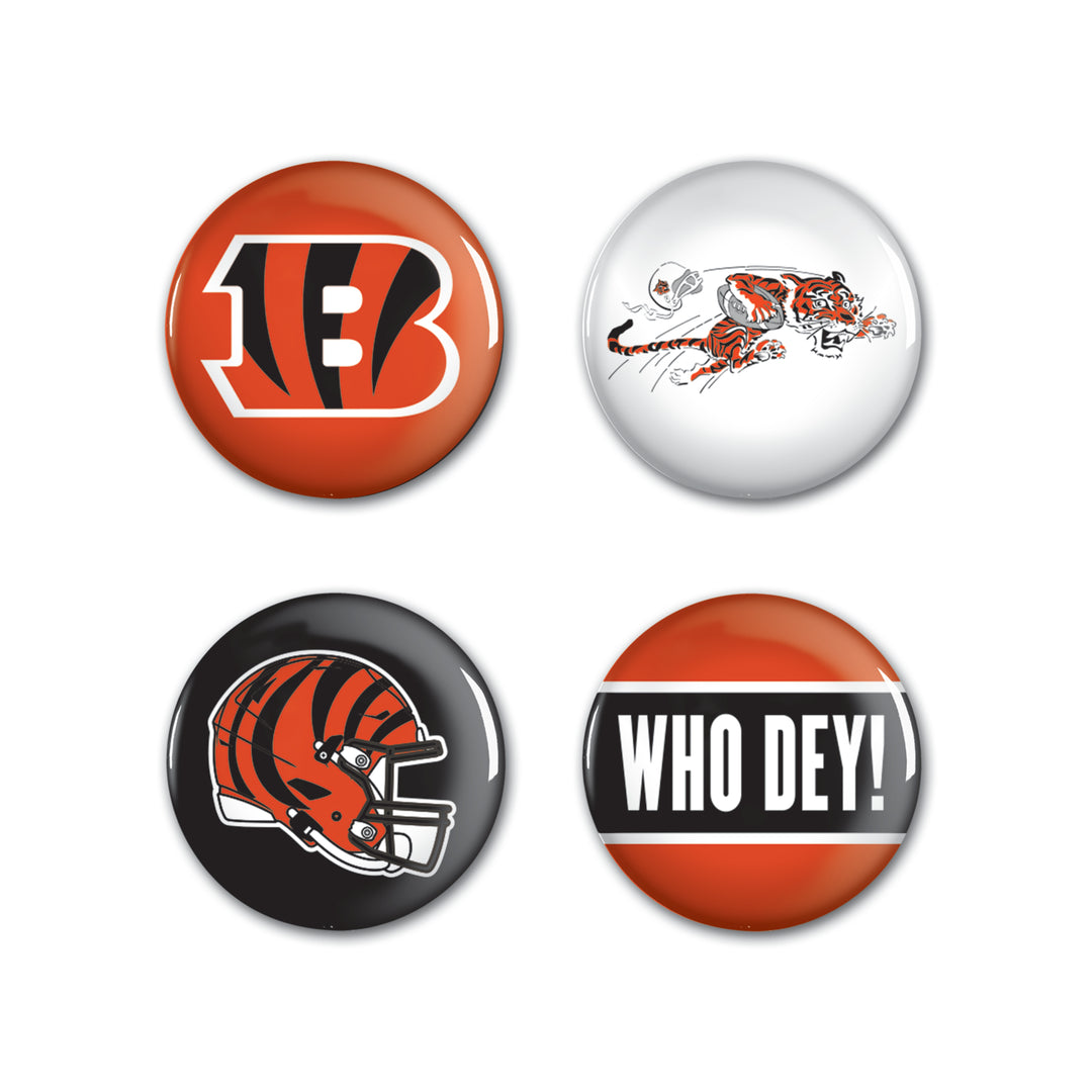 Cincinnati Bengals Button Pack