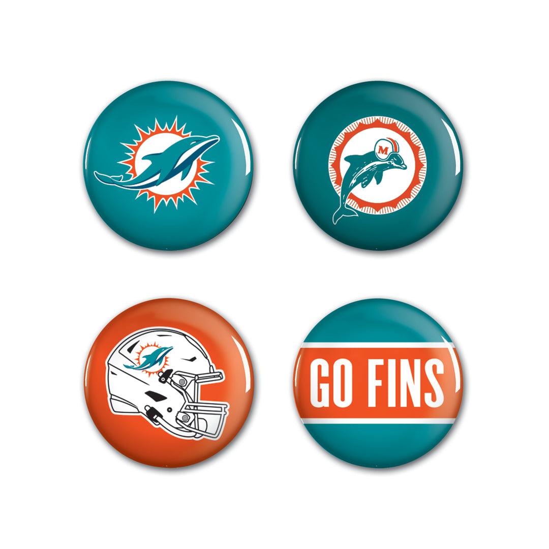 Miami Dolphins Button Pack