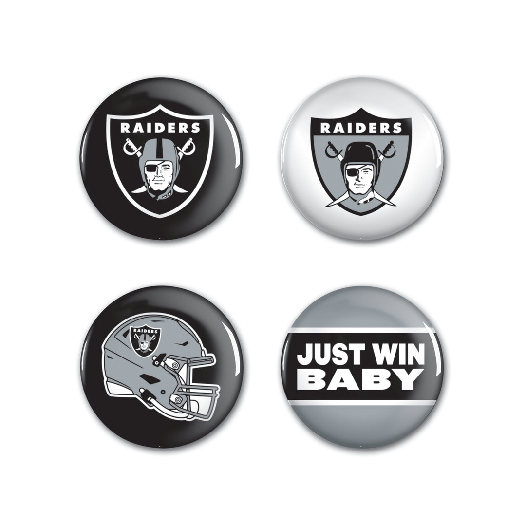 Las Vegas Raiders Button Pack