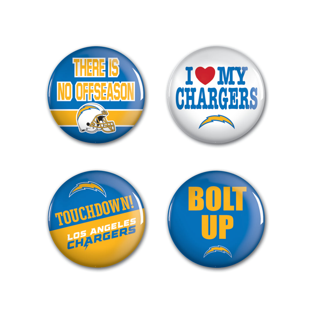 Los Angeles Chargers Button Pack