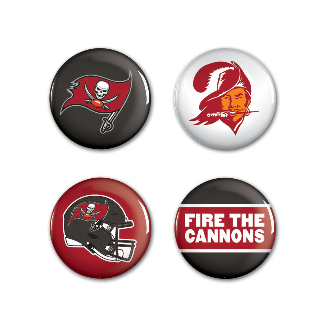 Tampa Bay Buccaneers Button Pack