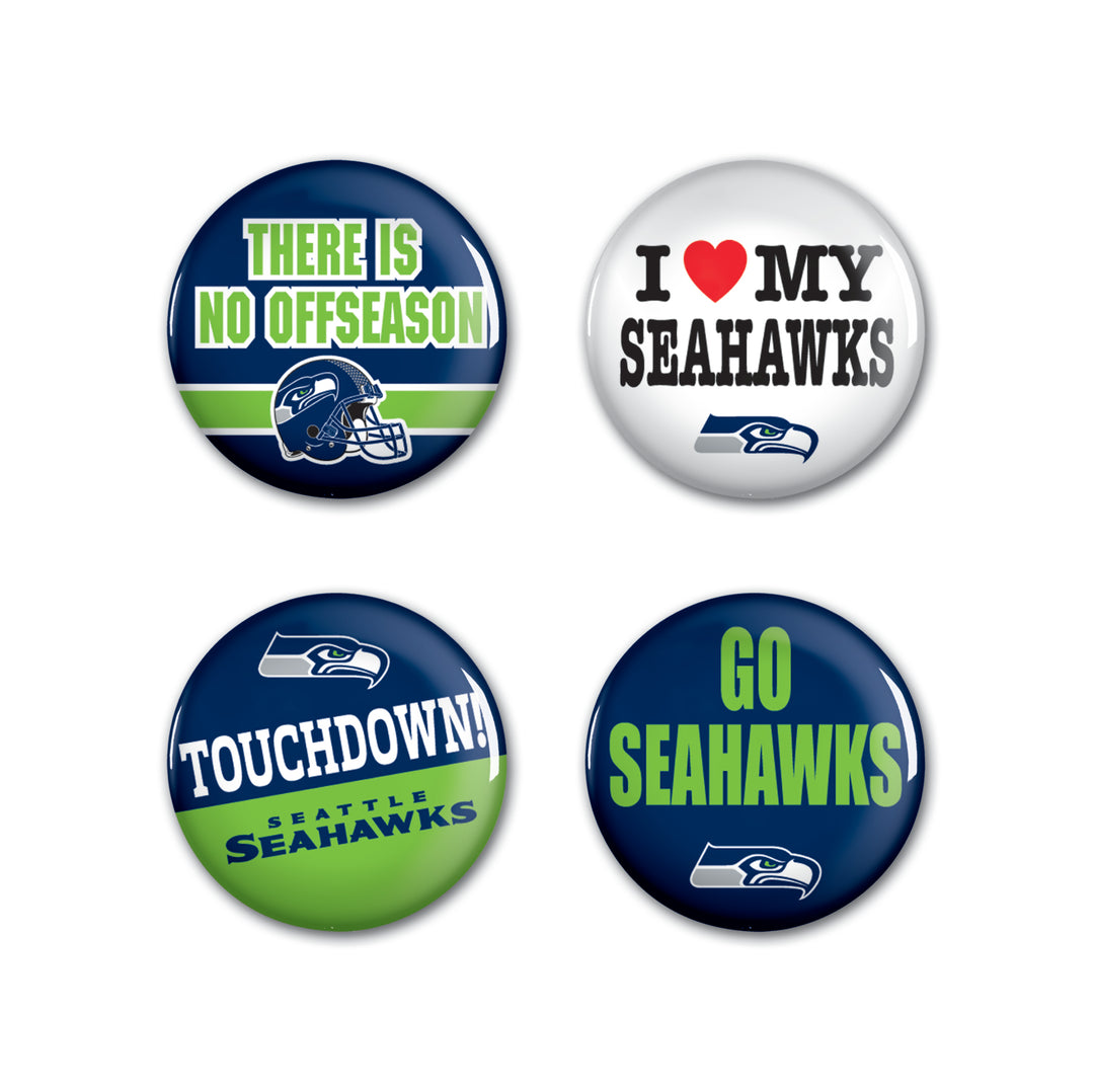 Seattle Seahawks Button Pack