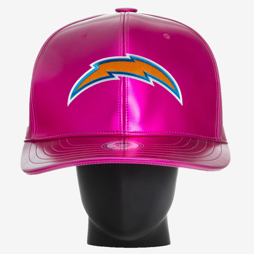 Los Angeles Chargers "Chrome Collection" Pink NogginBoss