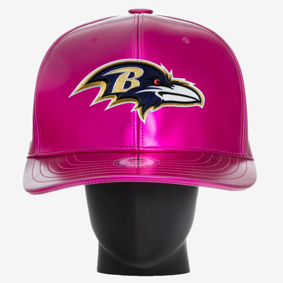 Baltimore Ravens "Chrome Collection" Pink NogginBoss