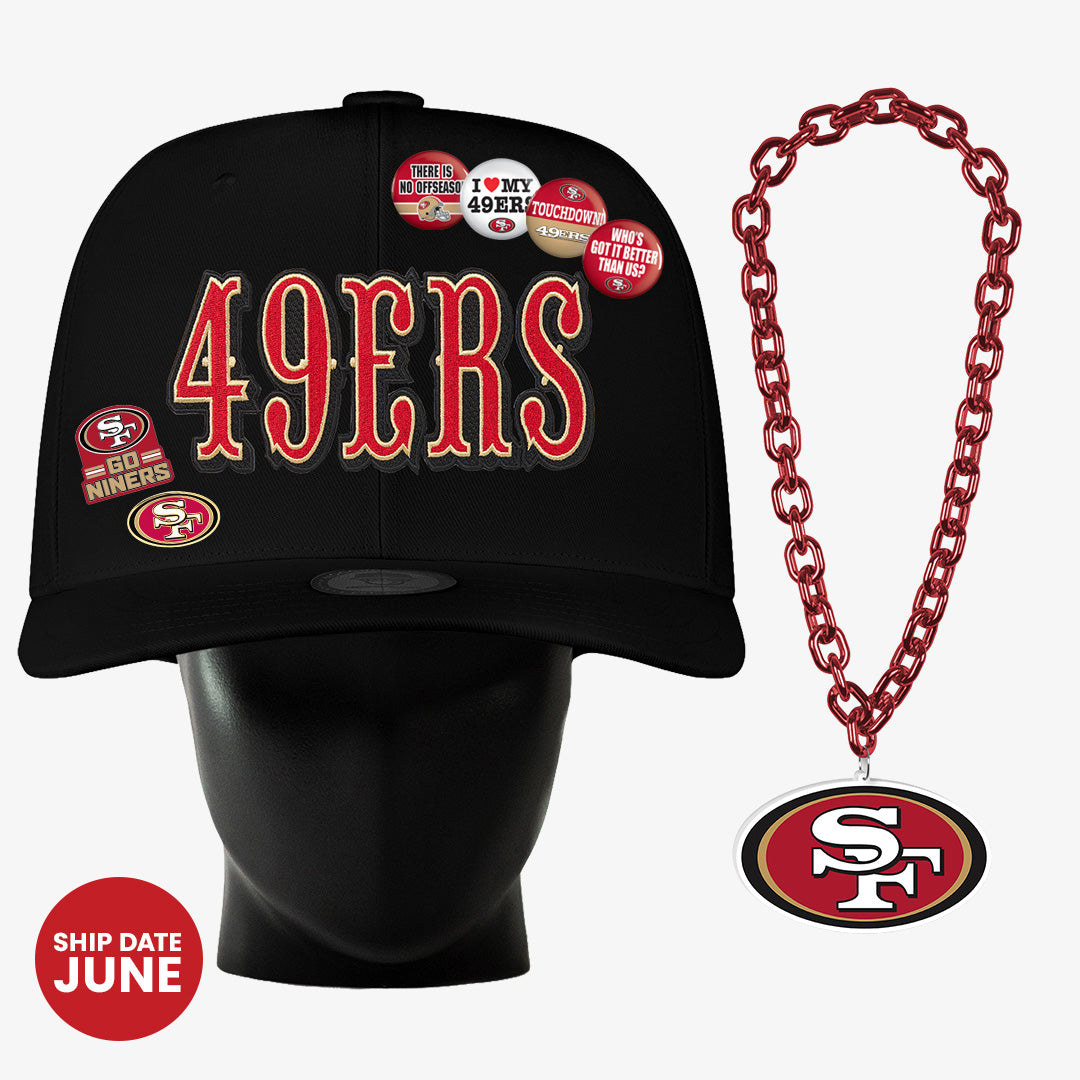San Francisco 49ers Wordmark "Super Fan" Bundle
