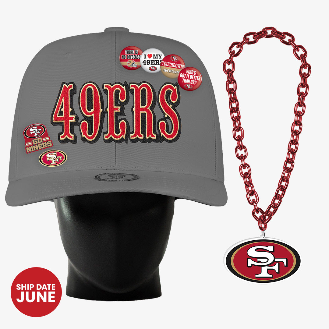 San Francisco 49ers Wordmark "Super Fan" Bundle