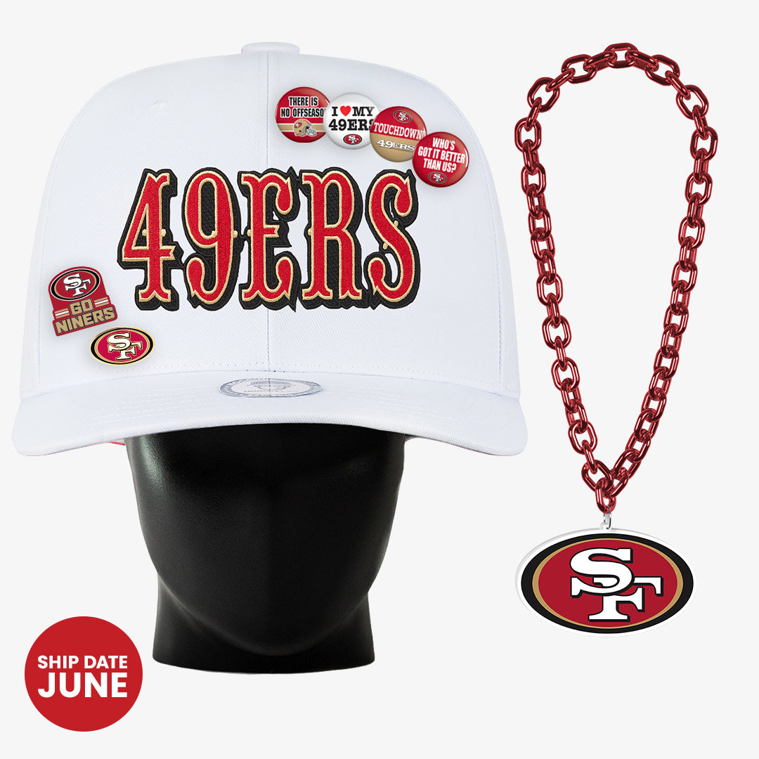 San Francisco 49ers Wordmark "Super Fan" Bundle
