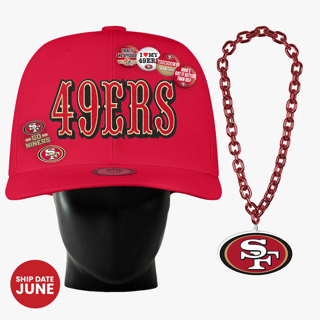 San Francisco 49ers Wordmark "Super Fan" Bundle