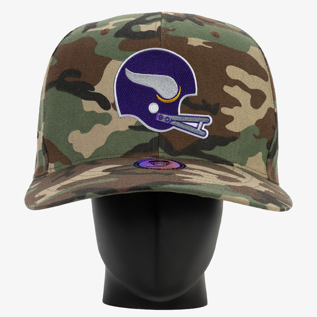 Minnesota Vikings Throwback Camo NogginBoss