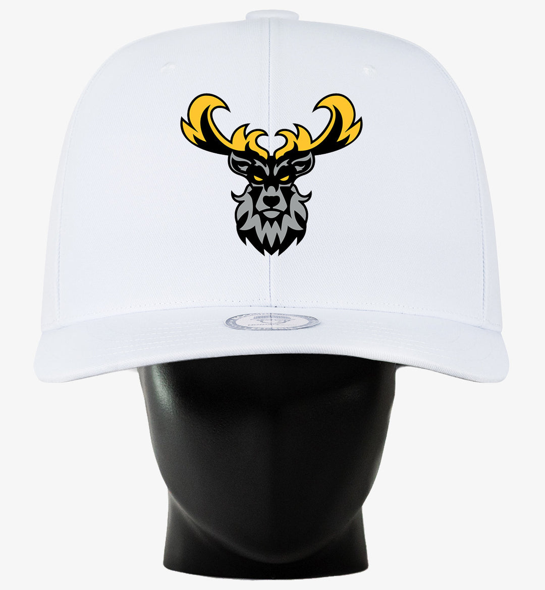 White Centerville High Elkhead Logo Hat