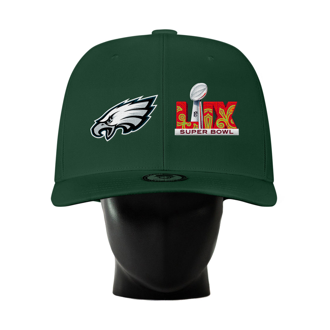"Philadelphia Eagles X Super Bowl Dual Patch (LIMITED EDITION)" Noggin