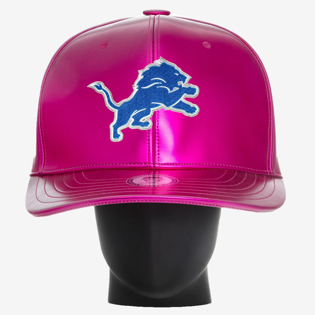 Detroit Lions "Chrome Collection" Pink NogginBoss