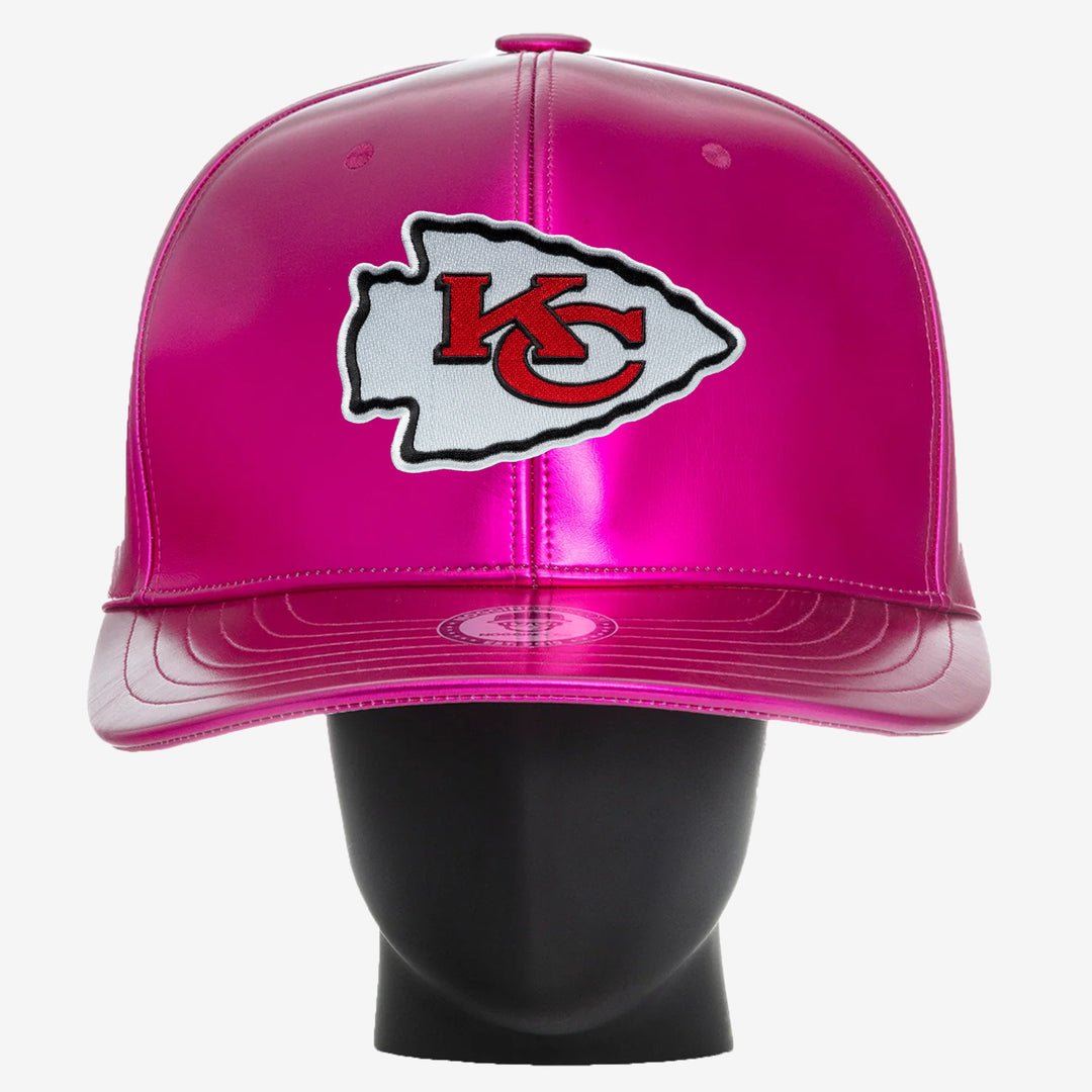 Kansas City Chiefs "Chrome Collection" Pink NogginBoss