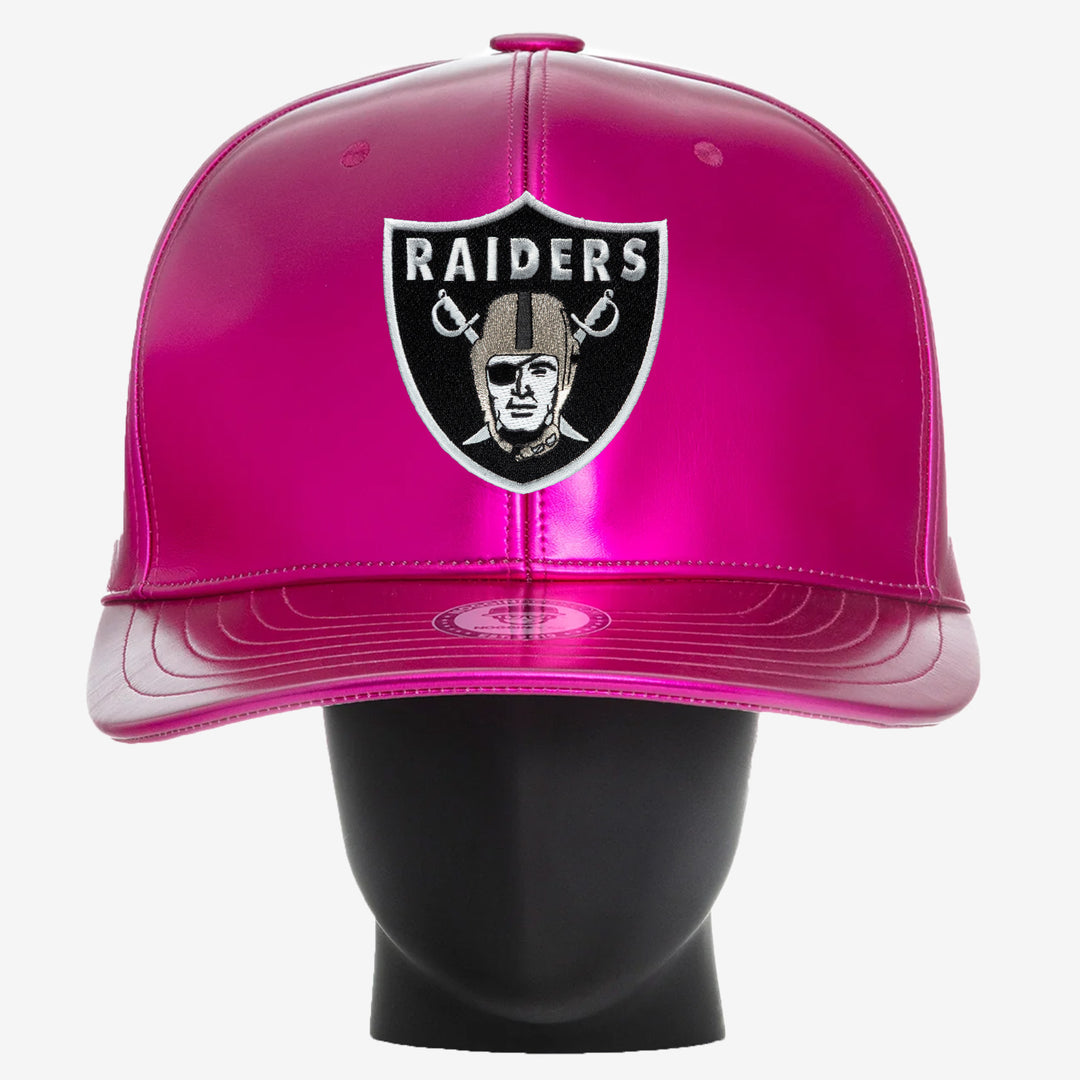 Las Vegas Raiders "Chrome Collection" Pink NogginBoss