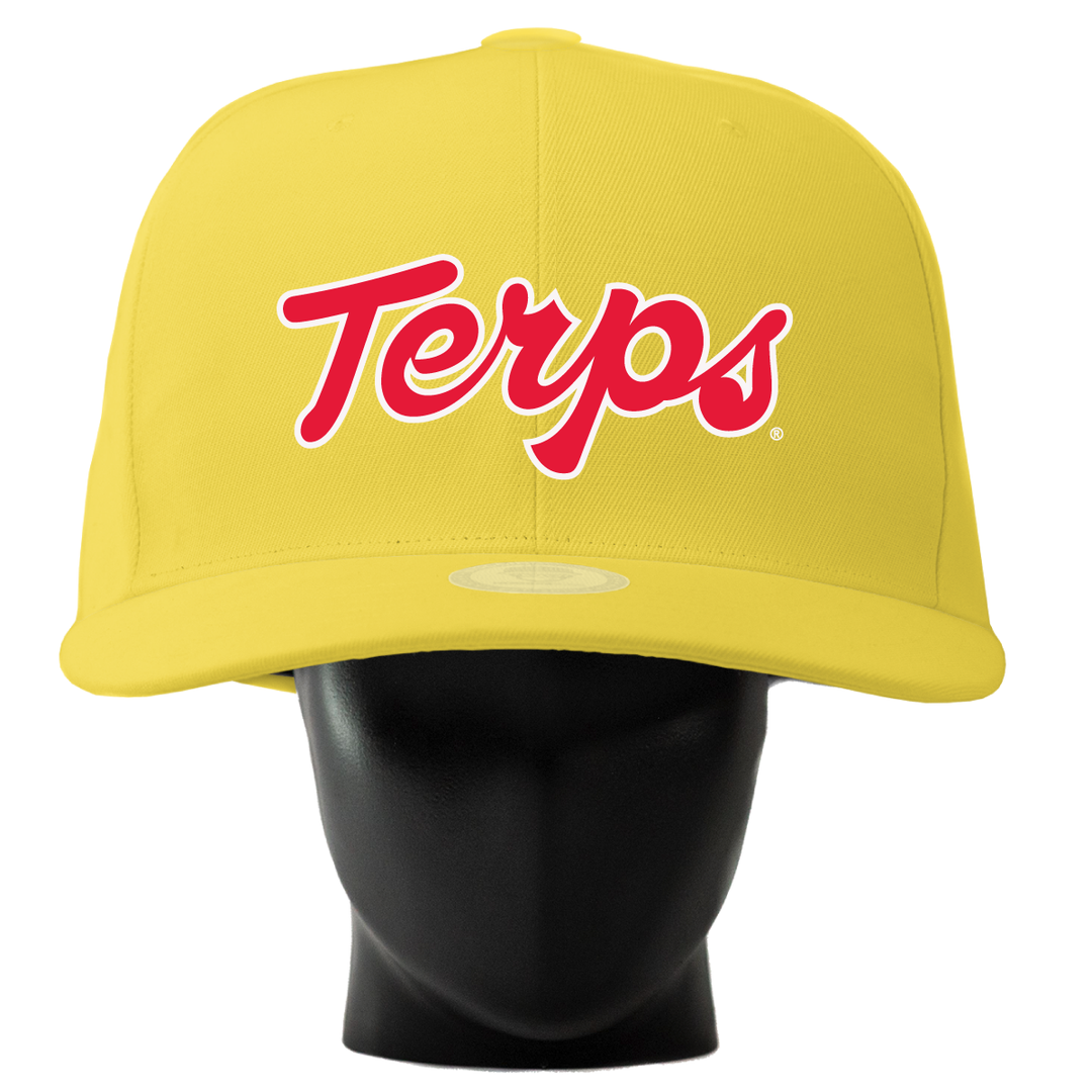 Maryland Terps Script Noggin