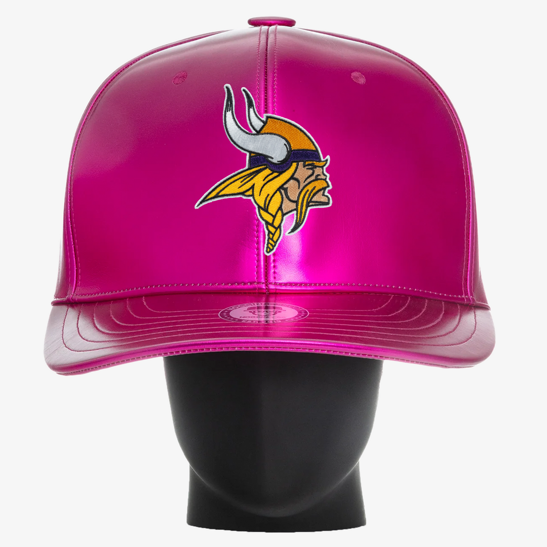 Minnesota Vikings "Chrome Collection" Pink NogginBoss