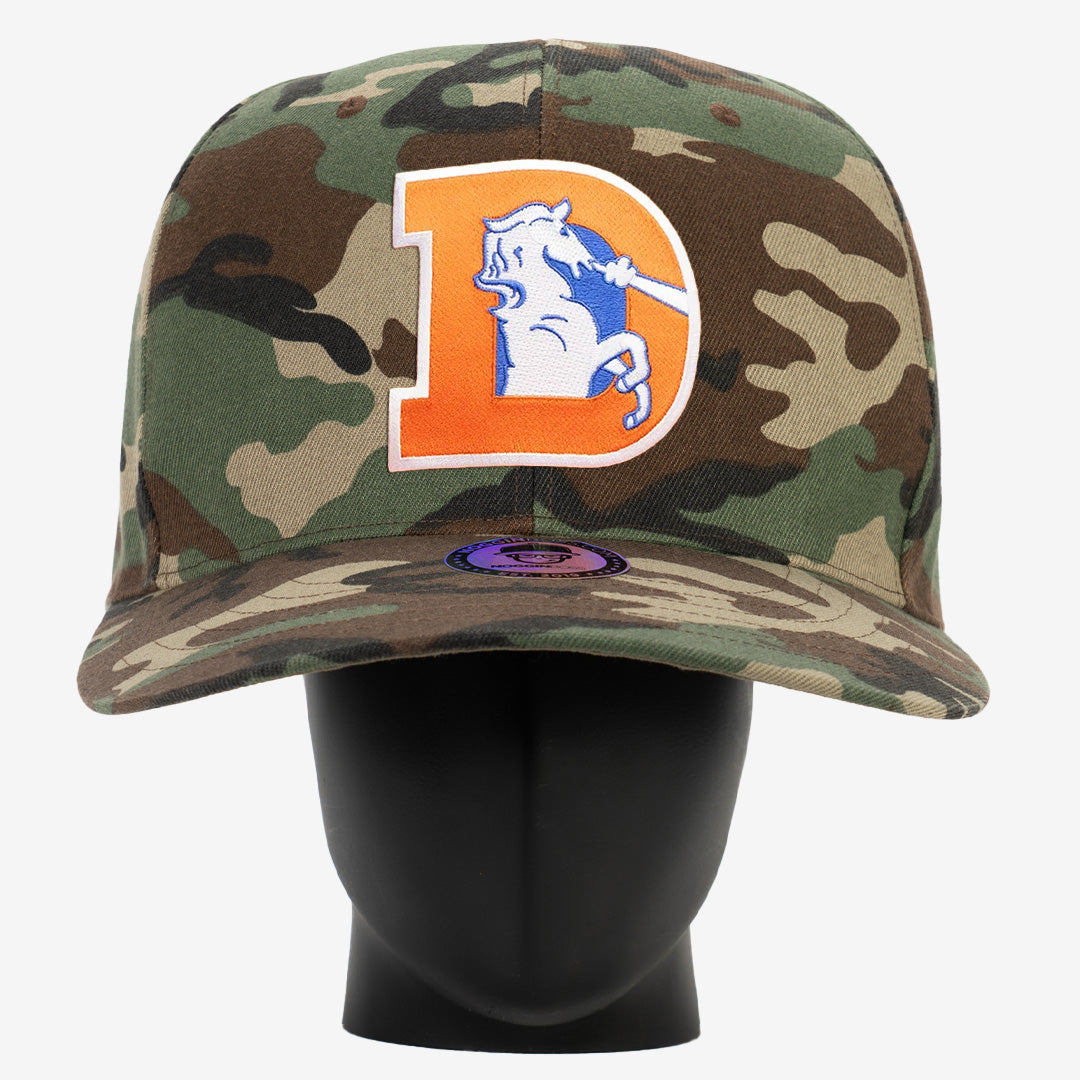 Denver Broncos Throwback Camo NogginBoss