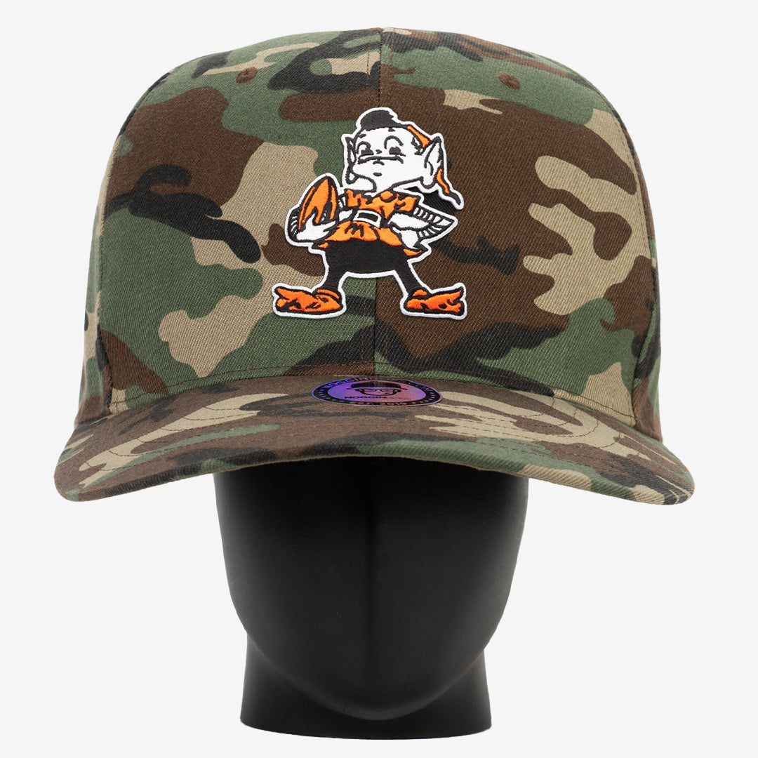 Cleveland Browns Throwback Camo NogginBoss
