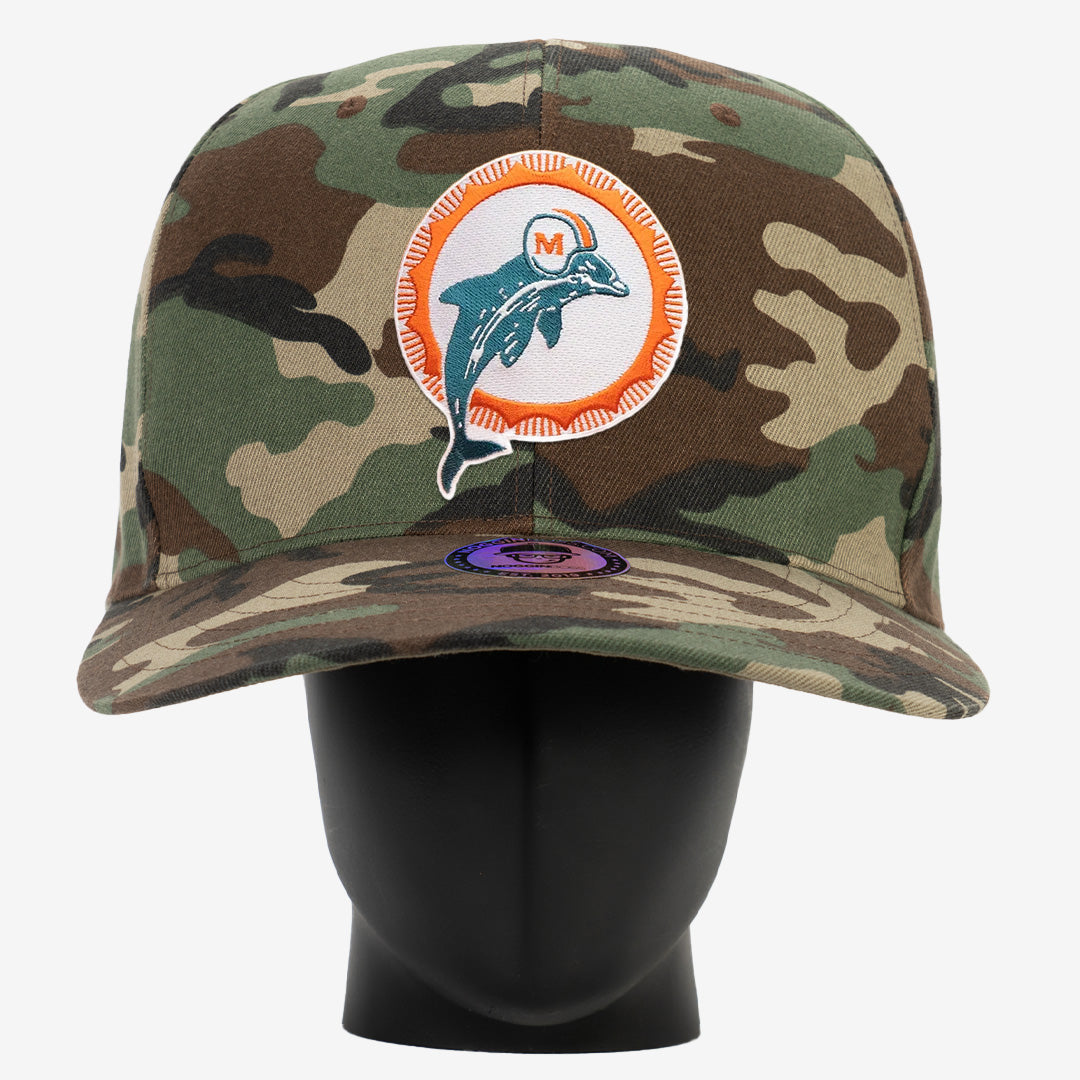 Miami Dolphins Throwback Camo NogginBoss