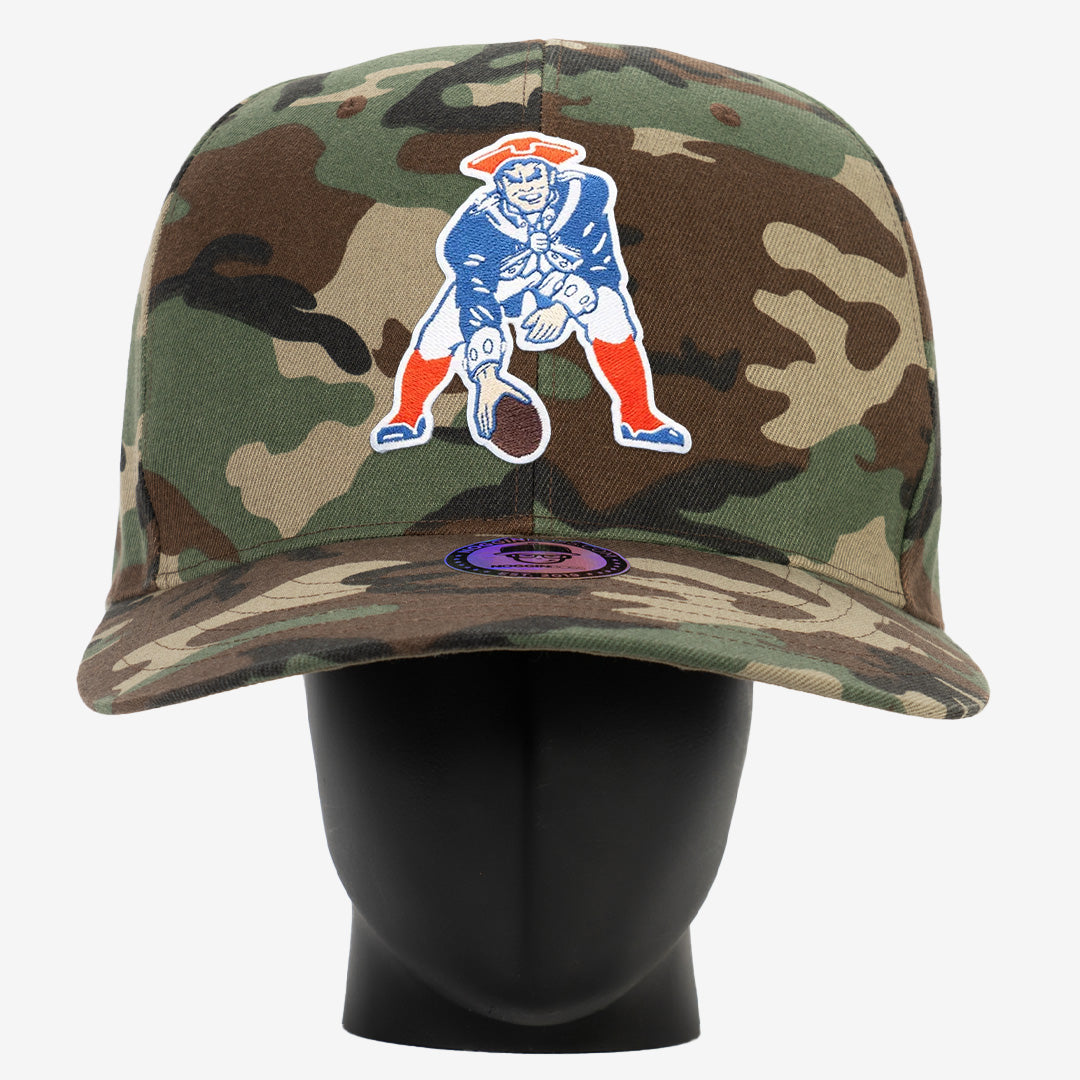 New England Patriots Throwback Camo NogginBoss