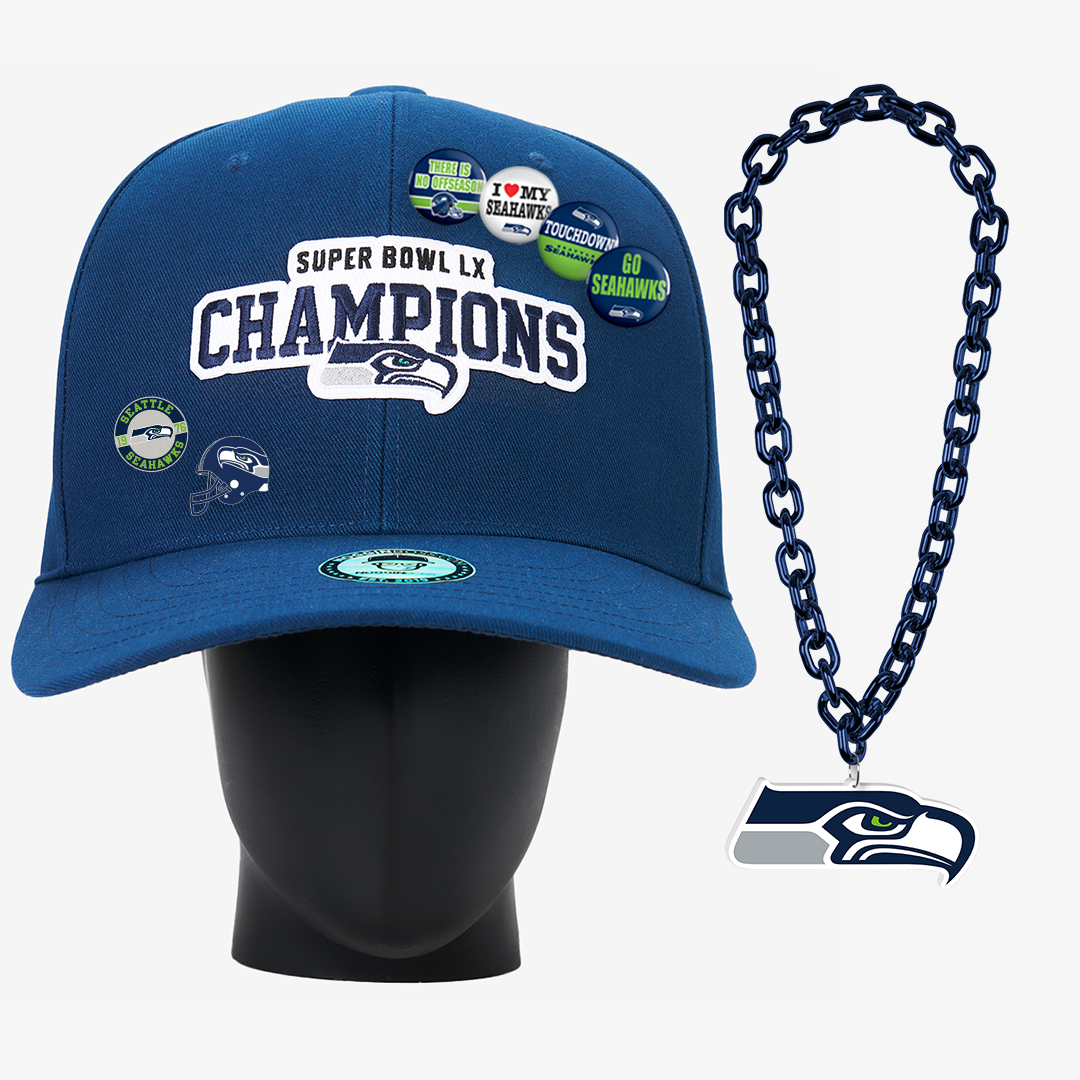 Seattle Seahawks X Super Bowl Championship Super Fan Bundle