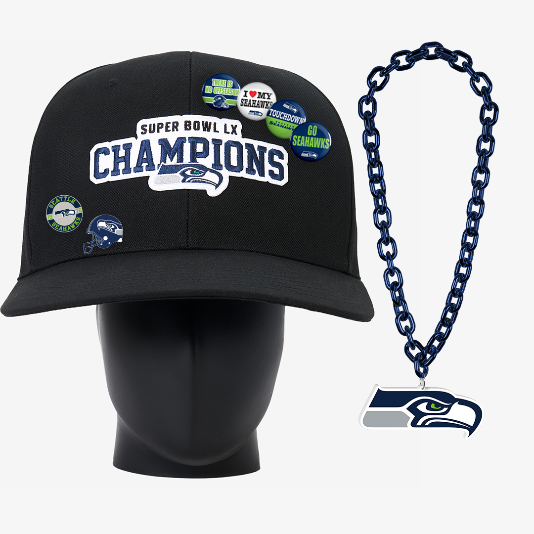 Seattle Seahawks X Super Bowl Championship Super Fan Bundle