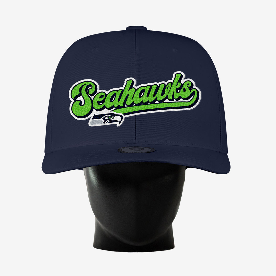 Seattle Seahawks Script  X Super Bowl Champions Noggin