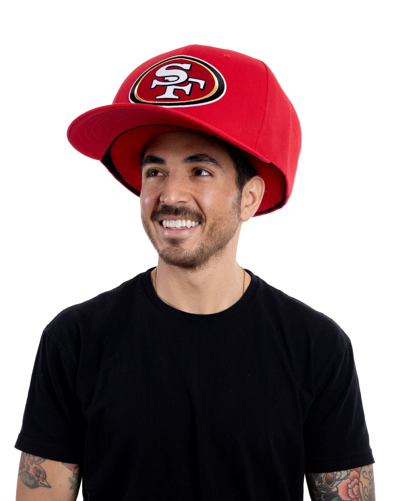 Unisex San Francisco 49ers Noggin Boss Scarlet Oversized Hat