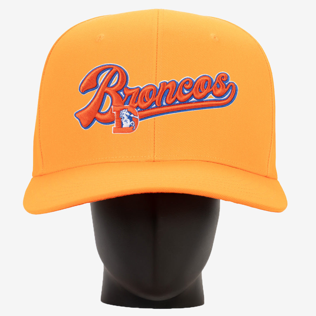 Denver Broncos Throwback Script NogginBoss