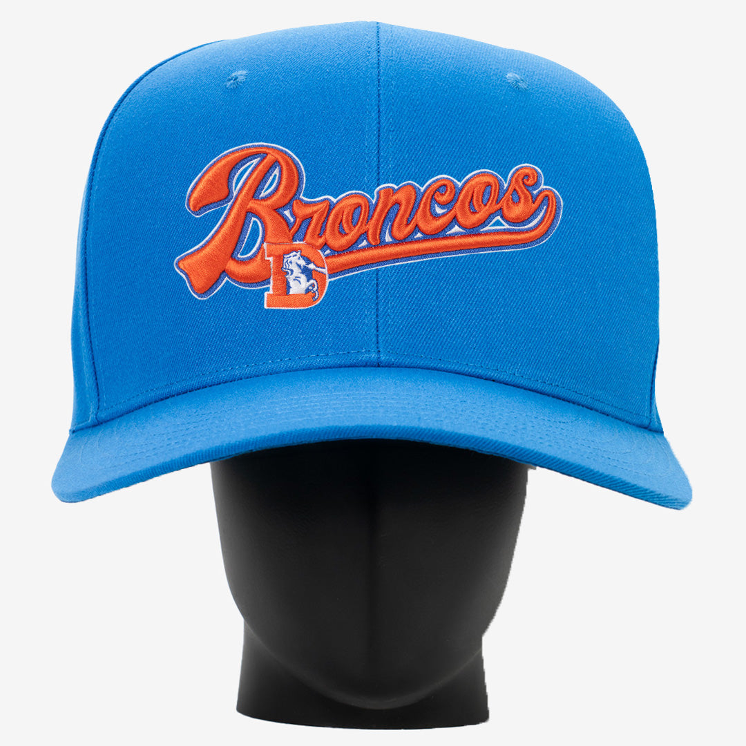 Denver Broncos Throwback Script NogginBoss