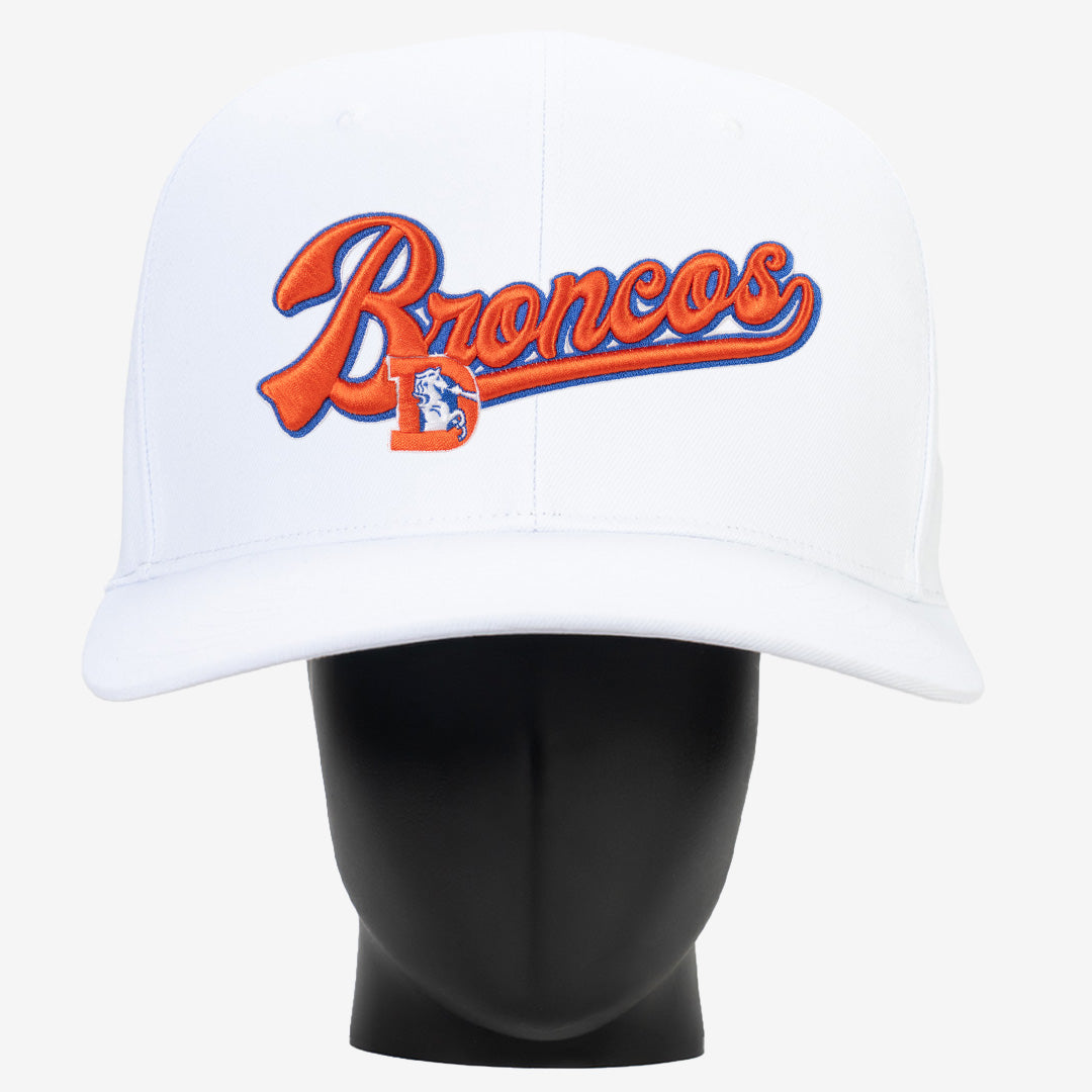 Denver Broncos Throwback Script NogginBoss
