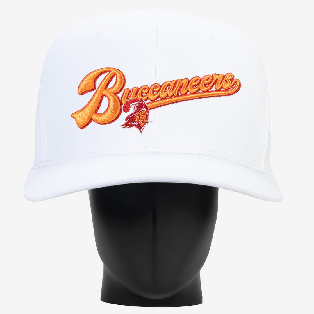 Tampa Bay Buccaneers Throwback Script NogginBoss