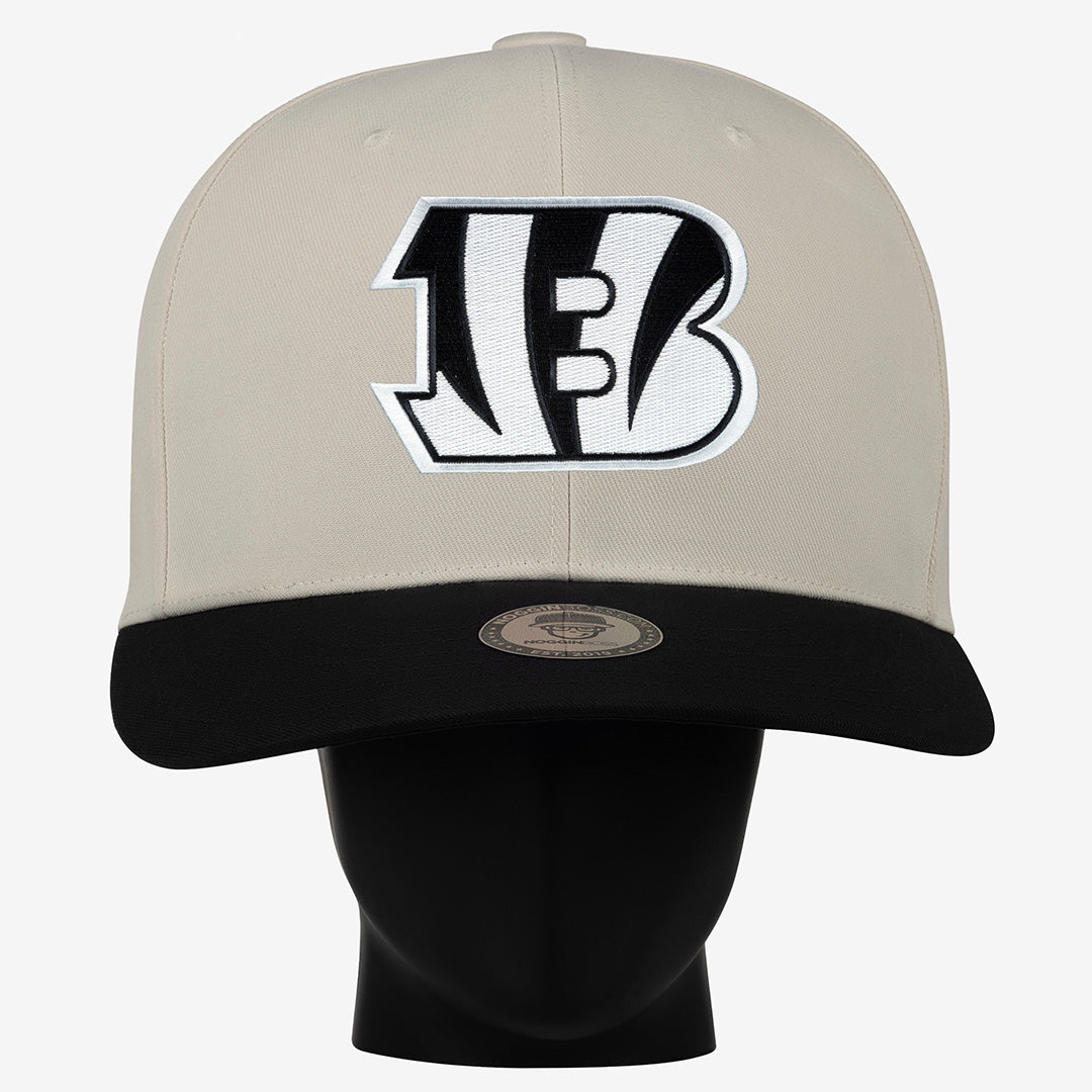 Cincinnati Bengals  Black and White "Two Tone"Noggin