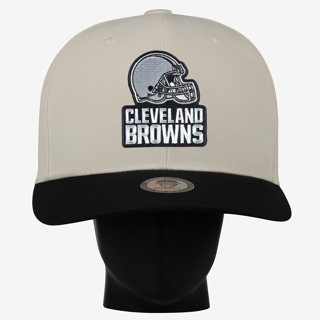 Cleveland Browns Black and White "Two Tone" Noggin