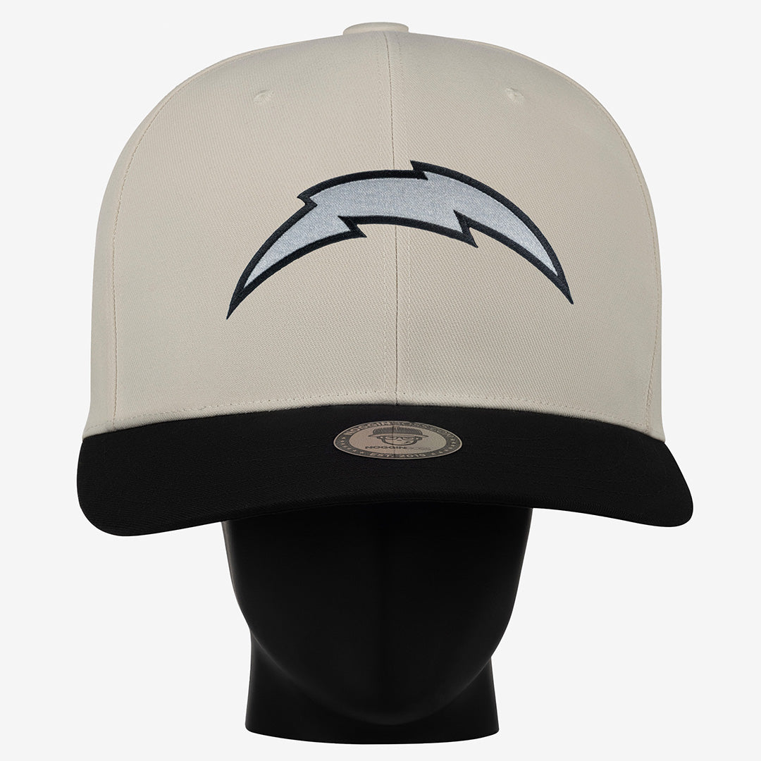 Los Angeles Chargers Black and White"Two Tone"  Noggin