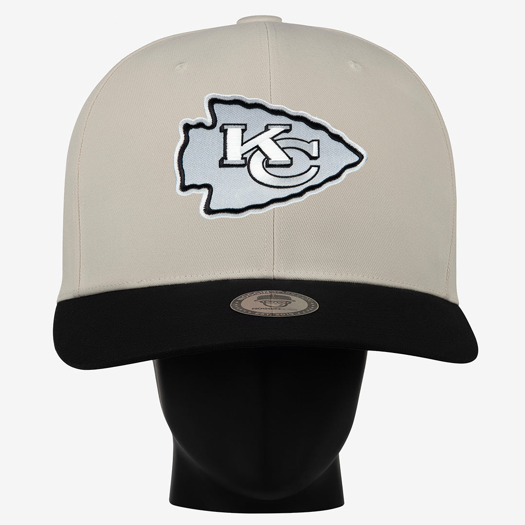 Kansas City Chiefs Black and White"Two Tone" Noggin