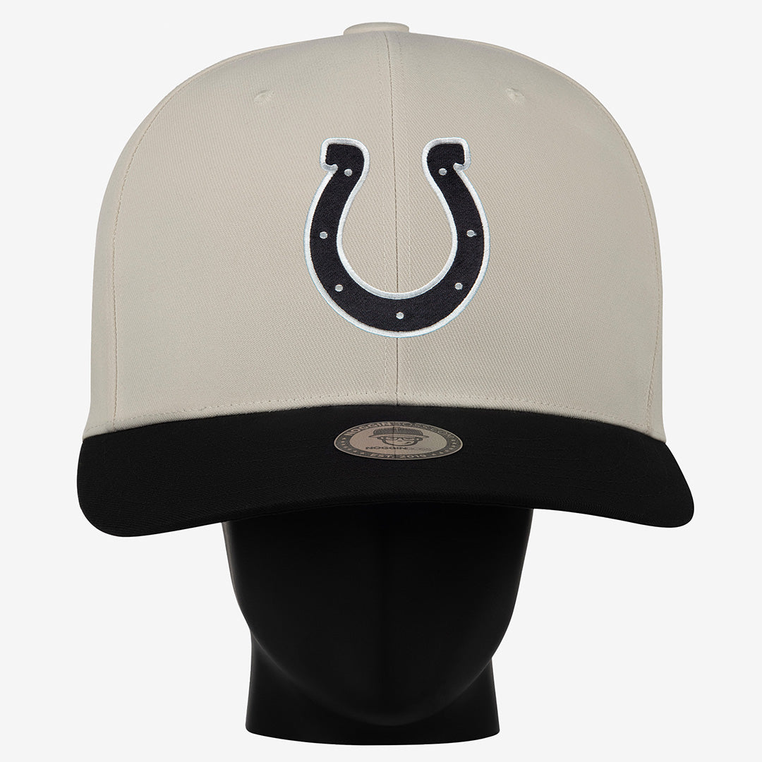 Indianapolis Colts Black and White "Two Tone" Noggin