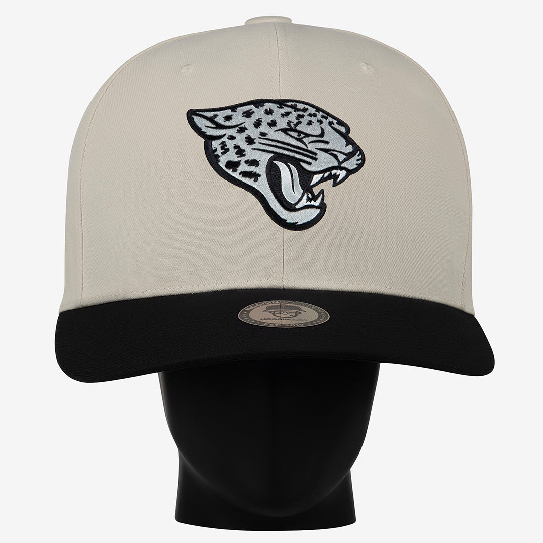 Jacksonville Jaguars Black and White "Two Tone" Noggin